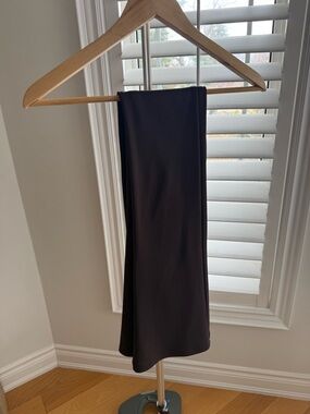 Wilfred Dark Brown Ribbed Flare Leggings